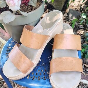 SANDGRENS SZ 39 SZ 8 1/2 ARCH DUPPORT SOFT FOOTBED SWEDISH CLOGS LN $220 RTL